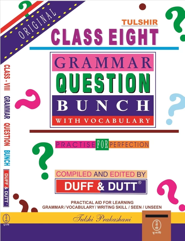 DUFF & DUTT Grammar and Question Bunch for Class 8 – Tulshi Prakashani Bookbharat.com
