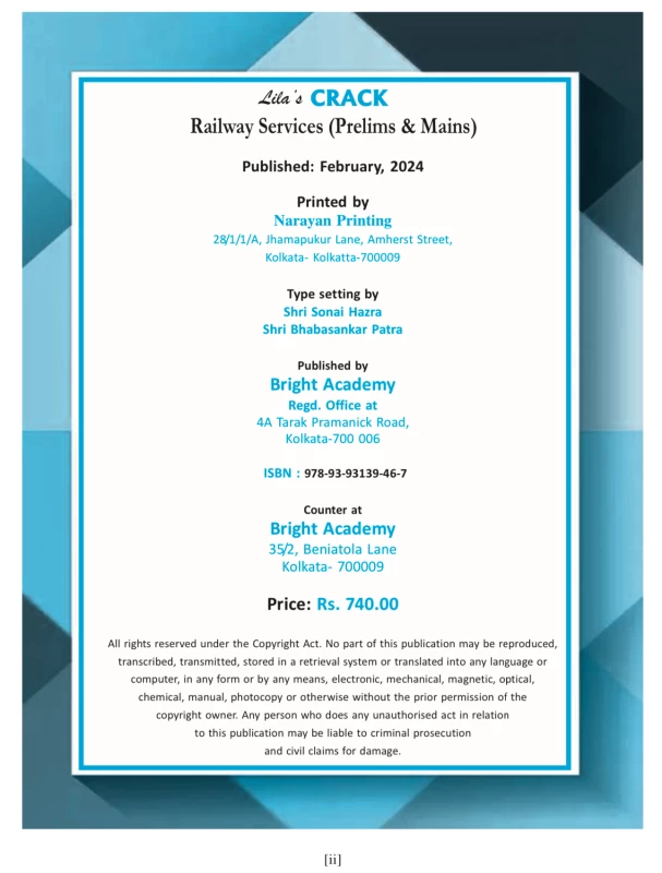 CRACK RAILWAY SERVICES Guide Book For Prelims & Mains