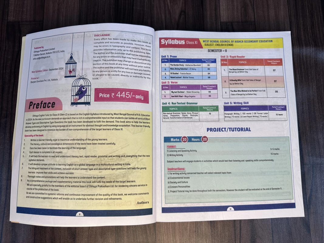 Chhaya Class 11 2nd Semester English Tutor