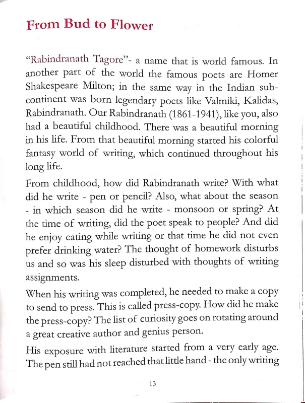 Pencil To Pen Blossoming of Rabindranath