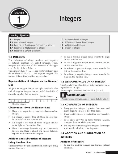 MTG Olympiad Prep-Guide Class 7 Mathematics (IMO) - Detailed Theory IMO Chapterwise Previous Years Questions with Self Test For SOF 2025-26 Exam