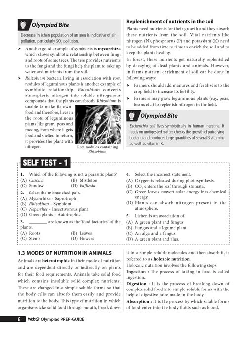 MTG Olympiad Prep-Guide Class 7 Science (NSO) - Detailed Theory NSO Chapterwise Previous Years Questions with Self Test For SOF 2025-26 Exam