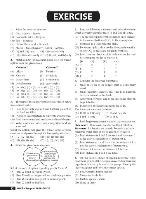 MTG Olympiad Prep-Guide Class 7 Science (NSO) - Detailed Theory NSO Chapterwise Previous Years Questions with Self Test For SOF 2025-26 Exam