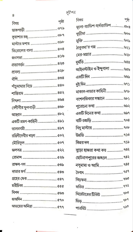 BIBHUTI GALPO SAMAGRA VOL 1 & VOL 2