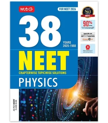 38 Years NEET Physics PYP with Chapterwise Topicwise Solutions for NEET 2026 Exam – Get Free access of Smart Book and Video Solutions (Based on Latest Syllabus)
