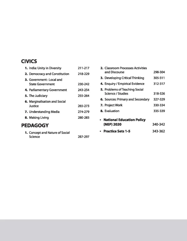 Arihant CTET & TETs 2025 Scorer Notes Social Science & Pedagogy Class VI–VIII – English Medium