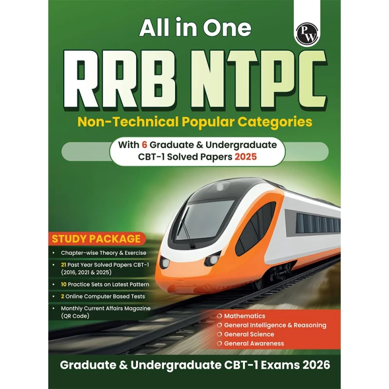 PW RRB NTPC All-in-One Guide 2025 & CBT-1 2026 | Graduate & Undergraduate Level